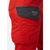 Dámské strečové kalhoty Helly Hansen MANCHESTER - VÝSTRAŽNÁ ČERVENÁ/ŠEDÁ EBONY 4/6