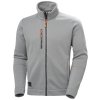 Fleecová bunda Helly Hansen KENSINGTON KNITTED FLEECE - MID ŠEDÁ 6/7