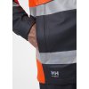 Nepromokavá reflexní bunda s kapucí Helly Hansen ALNA 2.0 - ORANŽOVÁ/ŠEDÁ EBONY 5/8