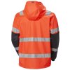 Nepromokavá reflexní bunda s kapucí Helly Hansen ALNA 2.0 - ORANŽOVÁ/ŠEDÁ EBONY 8/8