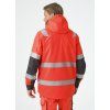 Nepromokavá reflexní bunda s kapucí Helly Hansen ALNA 2.0 SHELL - ČERVENÁ/ŠEDÁ EBONY 2/6