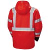 Nepromokavá reflexní bunda s kapucí Helly Hansen UC-ME SHELL - HI-VIS ČERVENÁ/ŠEDÁ EBONY 7/7