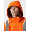 Nepromokavá reflexní bunda s kapucí Helly Hansen UC-ME SHELL - HI-VIS ORANŽOVÁ/ŠEDÁ EBONY 3/7
