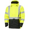 Nepromokavá reflexní bunda s kapucí Helly Hansen UC-ME SHELL - HI-VIS ŽLUTÁ/ŠEDÁ EBONY 6/7