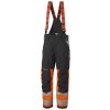 Nepromokavé reflexní kalhoty s laclem Helly Hansen ALNA 2.0 SHELL CLASS 1 - ORANŽOVÁ/ŠEDÁ EBONY 1/2