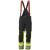 Nepromokavé reflexní kalhoty s laclem Helly Hansen ALNA 2.0 SHELL CLASS 1 - ŽLUTÁ/ŠEDÁ EBONY 1/2