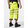Reflexní 3/4 kalhoty Helly Hansen ICU BRZ CONSTRUCTION PIRATE CLASS 1 - ŽLUTÁ/ŠEDÁ EBONY 2/7