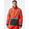 Reflexní bunda Helly Hansen UC-ME - HI-VIS ČERVENÁ/ŠEDÁ EBONY 1/7