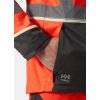 Reflexní bunda Helly Hansen UC-ME - HI-VIS ČERVENÁ/ŠEDÁ EBONY 4/7