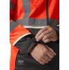 Reflexní bunda Helly Hansen UC-ME - HI-VIS ČERVENÁ/ŠEDÁ EBONY 5/7