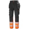 Reflexní kalhoty Helly Hansen  ICU BRZ CONSTRUCTION CL 1 - ORANŽOVÁ/ŠEDÁ EBONY 6/7