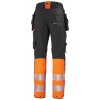 Reflexní kalhoty Helly Hansen  ICU BRZ CONSTRUCTION CL 1 - ORANŽOVÁ/ŠEDÁ EBONY 7/7