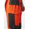 Reflexní kalhoty Helly Hansen UC-ME Construction Class 2 -  HI-VIS ČERVENÁ/ŠEDÁ EBONY 3/6