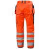 Reflexní kalhoty Helly Hansen UC-ME Construction Class 2 -  HI-VIS ČERVENÁ/ŠEDÁ EBONY 6/6