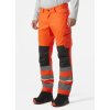 Reflexní kalhoty Helly Hansen UC-ME WORK CLASS 2 - HI VIS ČERVENÁ/ŠEDÁ EBONY 1/6