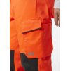 Reflexní kalhoty Helly Hansen UC-ME WORK CLASS 2 - HI VIS ČERVENÁ/ŠEDÁ EBONY 4/6