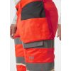 Reflexní kraťasy Helly Hansen UC-ME CONSTRUCTION - ČERVENÁ/ŠEDÁ EBONY 4/6