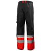 Reflexní nepromokavé kalhoty Helly Hansen UC-ME SHELL CLASS 1 - HI-VIS ČERVENÁ/ŠEDÁ EBONY 6/6