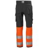 Reflexní strečové kalhoty Helly Hansen ALNA 4X WORK CL 1 - ORANŽOVÁ/ŠEDÁ EBONY 7/7