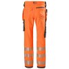 Reflexní strečové kalhoty Helly Hansen ICU CONSTRUCTION CLASS 2 - ORANŽOVÁ/ŠEDÁ EBONY 2/2
