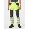 Reflexní strečové kalhoty Helly Hansen ICU CONSTRUCTION CLASS 2 - ŽLUTÁ/ŠEDÁ EBONY 2/11