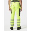 Reflexní strečové kalhoty Helly Hansen ICU CONSTRUCTION CLASS 2 - ŽLUTÁ/ŠEDÁ EBONY 3/11