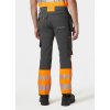 Reflexní strečové kalhoty Helly Hansen ICU CONSTRUCTION PANT CLASS 1 - ORANŽOVÁ/ŠEDÁ EBONY 2/8