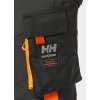 Reflexní strečové kalhoty Helly Hansen ICU CONSTRUCTION PANT CLASS 1 - ORANŽOVÁ/ŠEDÁ EBONY 5/8