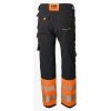 Reflexní strečové kalhoty Helly Hansen ICU CONSTRUCTION PANT CLASS 1 - ORANŽOVÁ/ŠEDÁ EBONY 8/8