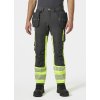 Reflexní strečové kalhoty Helly Hansen ICU CONSTRUCTION PANT CLASS 1 - ŽLUTÁ/ŠEDÁ EBONY 1/7