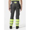 Reflexní strečové kalhoty Helly Hansen ICU CONSTRUCTION PANT CLASS 1 - ŽLUTÁ/ŠEDÁ EBONY 2/7