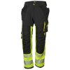 Reflexní strečové kalhoty Helly Hansen ICU CONSTRUCTION PANT CLASS 1 - ŽLUTÁ/ŠEDÁ EBONY 6/7