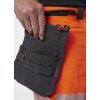 Reflexní strečové kraťasy Helly Hansen ICU CONSTRUCTION SHORTS CLASS 1 - ORANŽOVÁ/ŠEDÁ EBONY 3/6