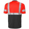 Reflexní tričko s krátkým rukávem ADDVIS CLASS 1 - ČERVENÁ/ŠEDÁ EBONY 6/6