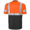 Reflexní tričko s krátkým rukávem ADDVIS CLASS 1 - ORANŽOVÁ/ŠEDÁ EBONY 6/6