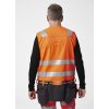 Reflexní vesta Helly Hansen ALNA 2.0 CONSTRUCTION ORANŽOVÁ/ŠEDÁ EBONY 2/9