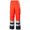 Reflexní zimní kalhoty Helly Hansen UC-ME CLASS 2 -  HI-VIS ČERVENÁ/ŠEDÁ EBONY 5/6
