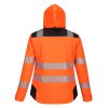 Dámská nepromokavá reflexní bunda s kapucí Portwest PW3 - ORANŽOVÁ/ČERNÁ 2/2