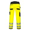 Dámské reflexní strečové kalhoty Portwest PW3 Hi-Vis - ŽLUTÁ/ČERNÁ 2/2