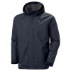 Nepromokavá bunda s kapucí Helly Hansen OXFORD SHELL - NAVY 1/2