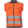 Reflexní bunda Červa MAX VIVO Hi-Vis 2v1 - ORANŽOVÁ/ČERNÁ 4/4