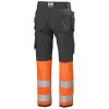 Reflexní strečové kalhoty Helly Hansen ALNA 4X CONSTRUCTION CLASS 1 - ORANŽOVÁ/ŠEDÁ EBONY 7/7