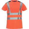Reflexní tričko s krátkým rukávem Červa KNOXFIELD HVPS - ORANŽOVÁ 3/3