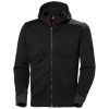 Mikina na zip s kapucí Helly Hansen TECH HOODED MIDLAYER - ČERNÁ 7/8