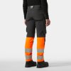 Reflexní kalhoty Helly Hansen ALNA 4X HH CONNECT HI-VIS CLASS 1 - ORANŽOVÁ/EBONY 2/8
