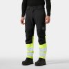 Reflexní kalhoty Helly Hansen ALNA 4X HH CONNECT HI-VIS CLASS 1 - ŽLUTÁ/EBONY 1/8