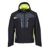 Softshelová bunda s kapucí Portwest DX4 (3L) - ČERNÁ 1/2