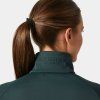 Dámská mikina na zip Helly Hansen W TECH MIDLAYER - NEJTMAVŠÍ SMRK 3/6