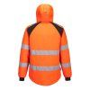 Reflexní softshellová bunda s kapucí Portwest WX2 (2L) - ORANŽOVÁ/ČERNÁ 2/2
