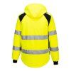 Reflexní softshellová bunda s kapucí Portwest WX2 (2L) - ŽLUTÁ/ČERNÁ 2/2